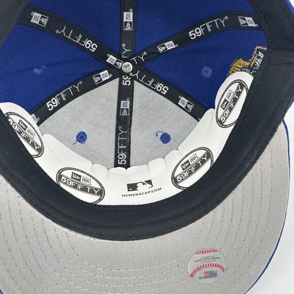 New Era 59FIFTY Men's Dark Royal 2024 World Series Fitted Hat Size 7 1/4 - Picture 8 of 10
